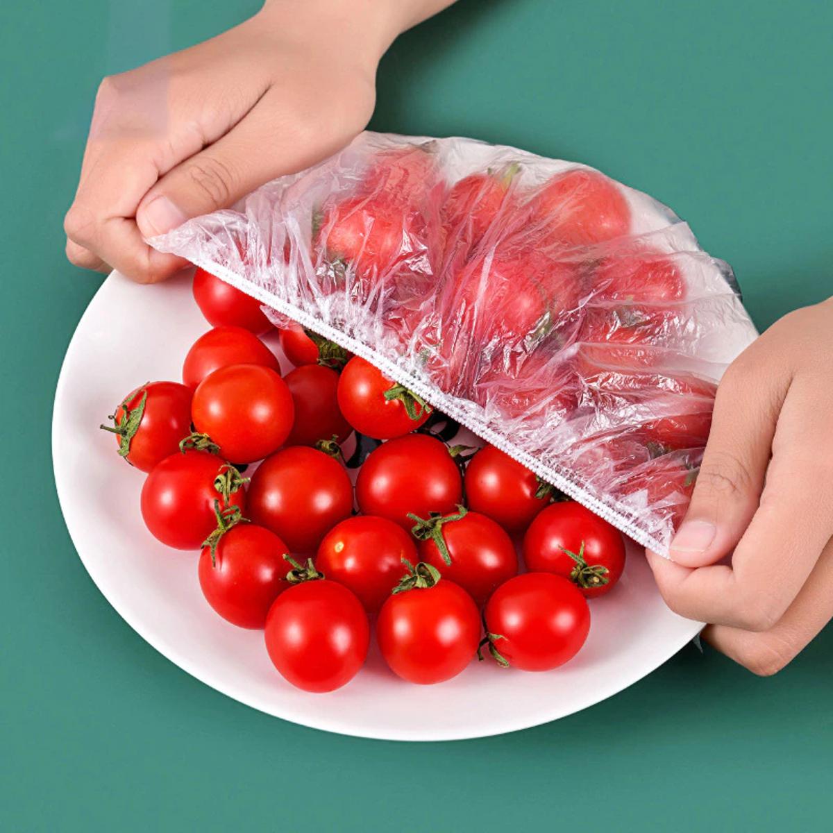 Disposable Elastic Food Covers – Pack of 100