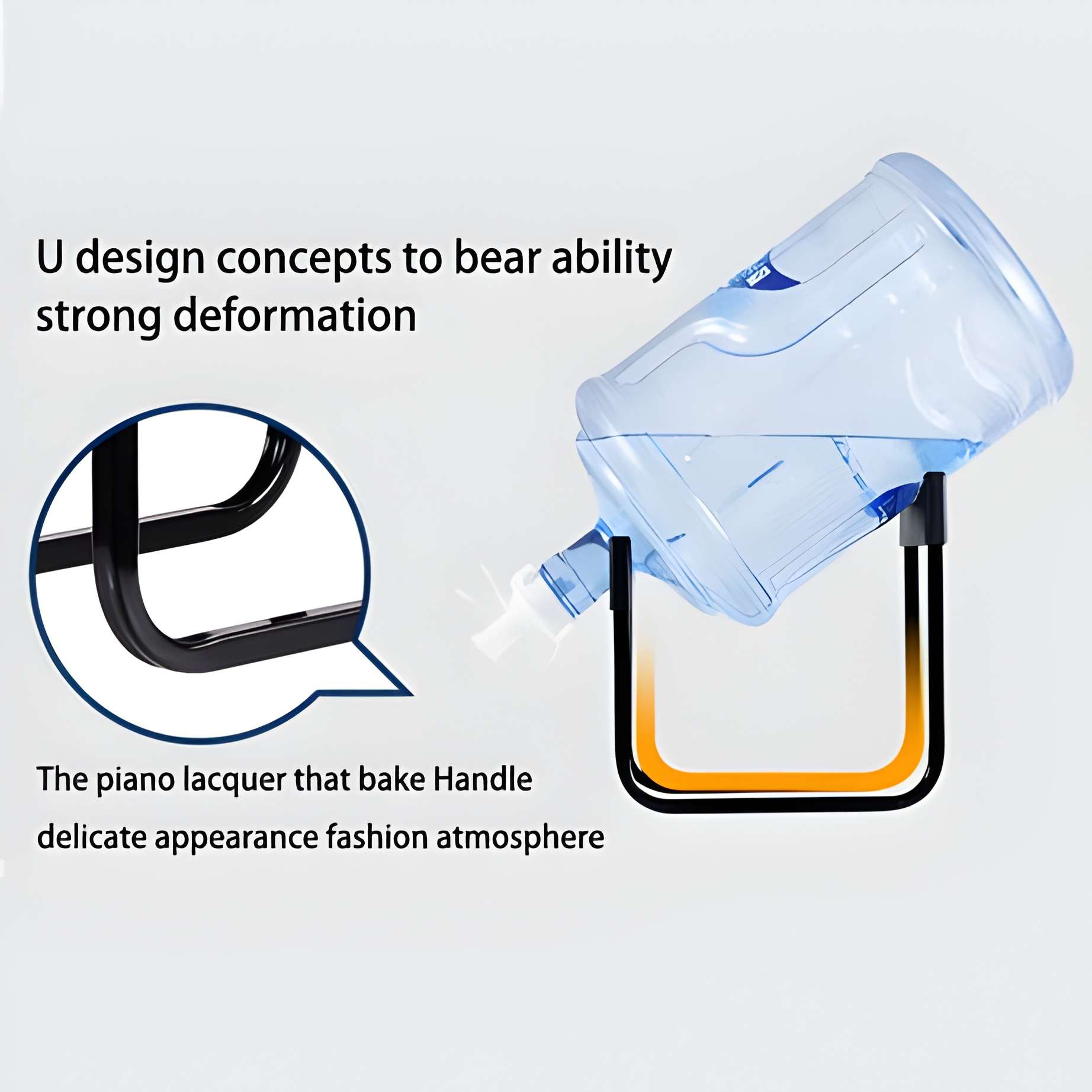 Portable Strong Steel Water Dispenser Stand with Fast Flow Water Spout Nozzle