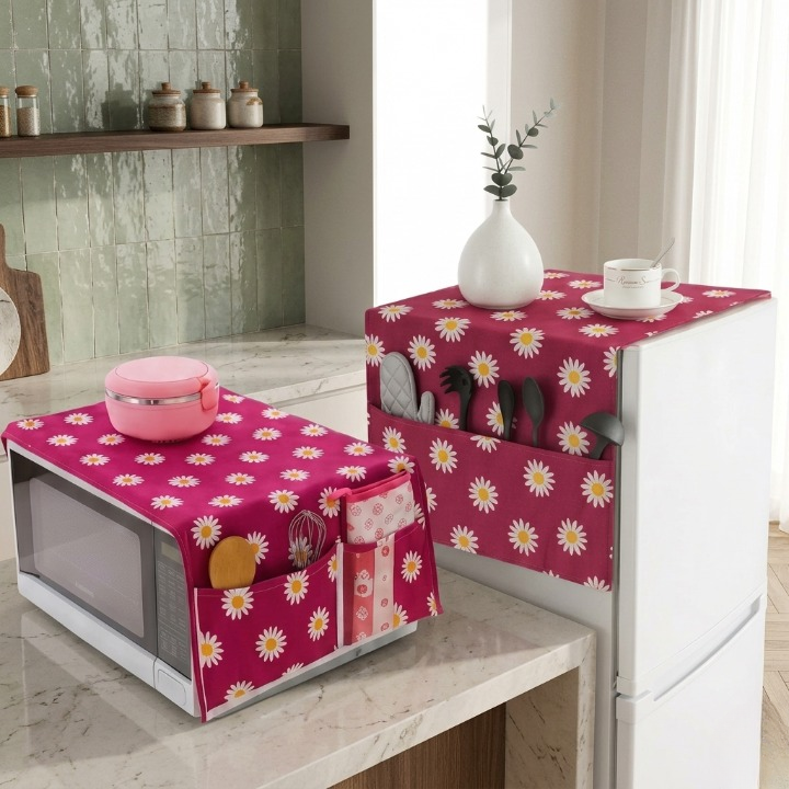 Covers with storage pockets