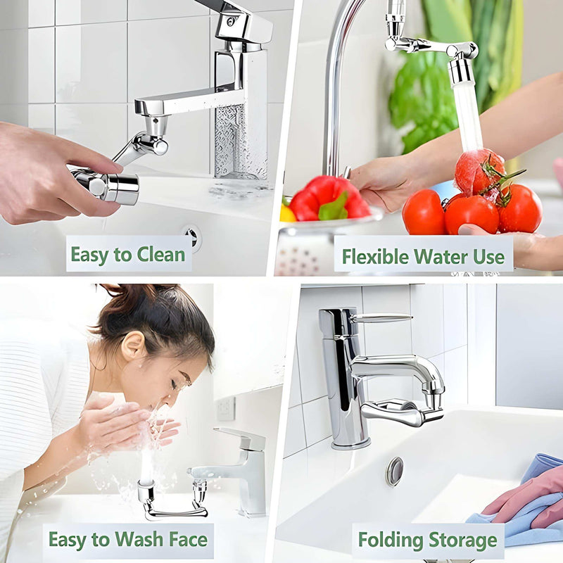 1080° Rotatable Multifunctional Extension Universal Swivel Robotic Arm Faucet