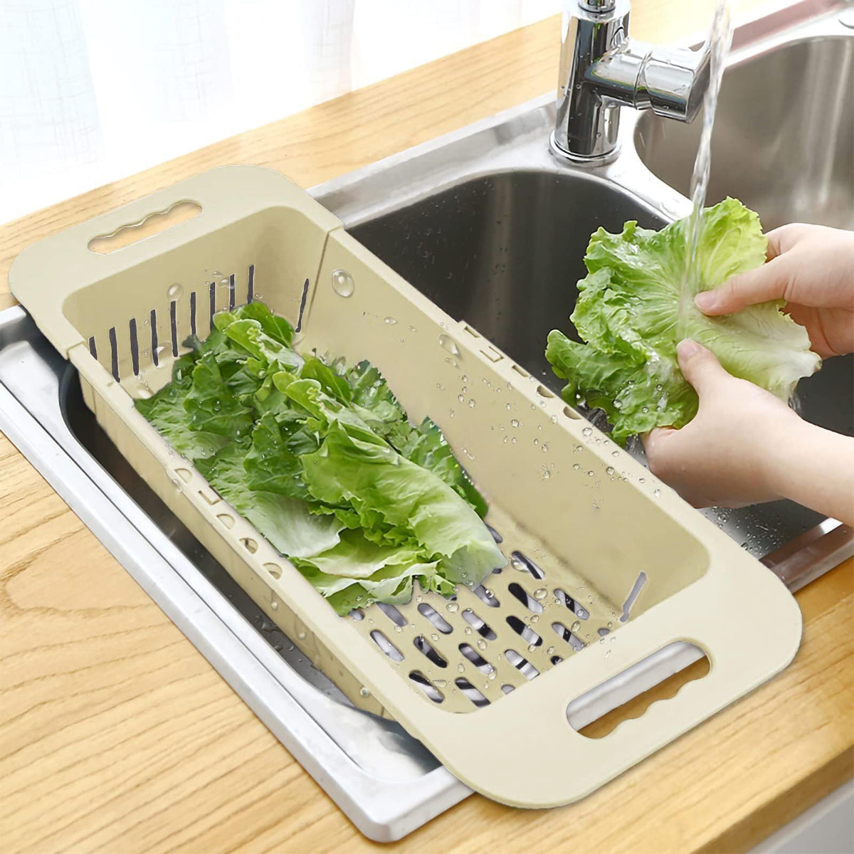 Adjustable Over-Sink Drain Basket