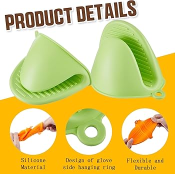 Silicone Heat-Resistant Pot Holder Clips – 1 Pair