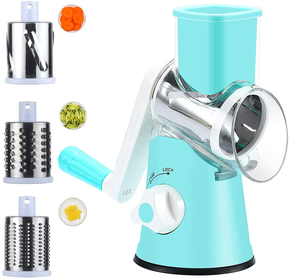 Tabletop Drum Grater & Vegetable Slicer