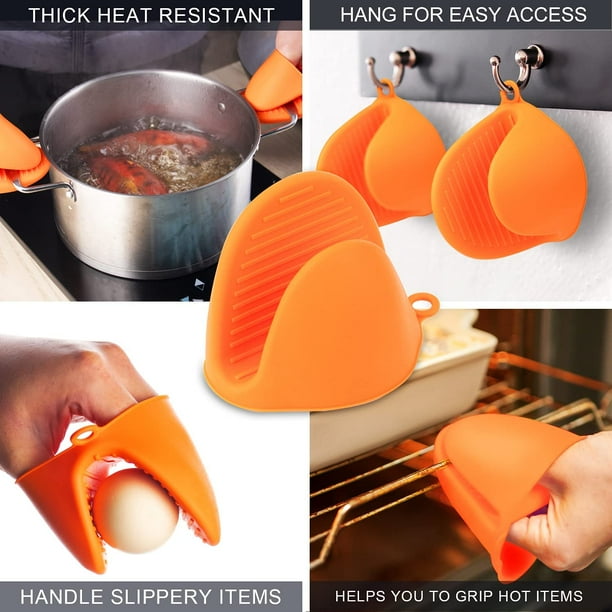 Silicone Heat-Resistant Pot Holder Clips – 1 Pair