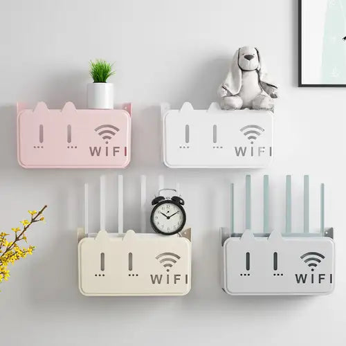 Wall-Mount WiFi Router Holder
