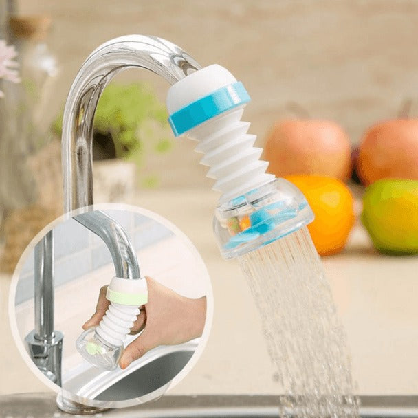 360 degree kitchen fan faucet attachment