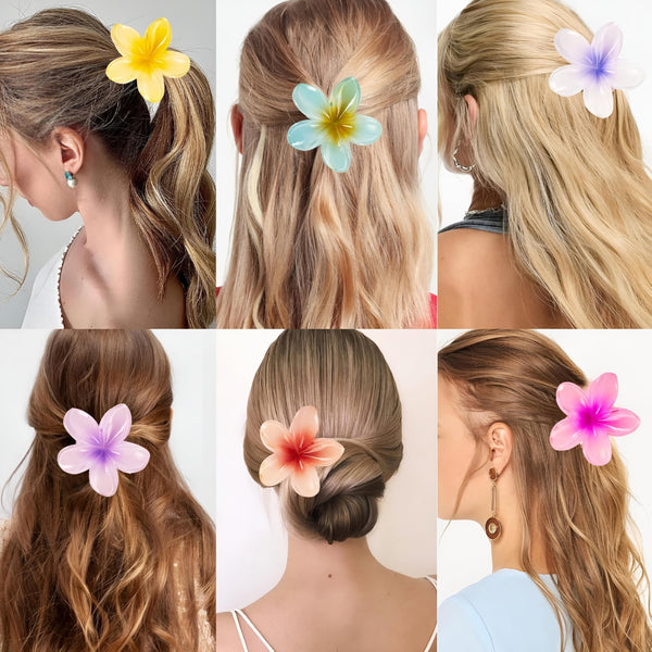 Flower Hair Clip Colorful Hair Band For Girls & Women