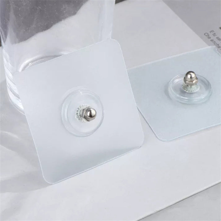 Transparent Self-Adhesive Screw Hooks