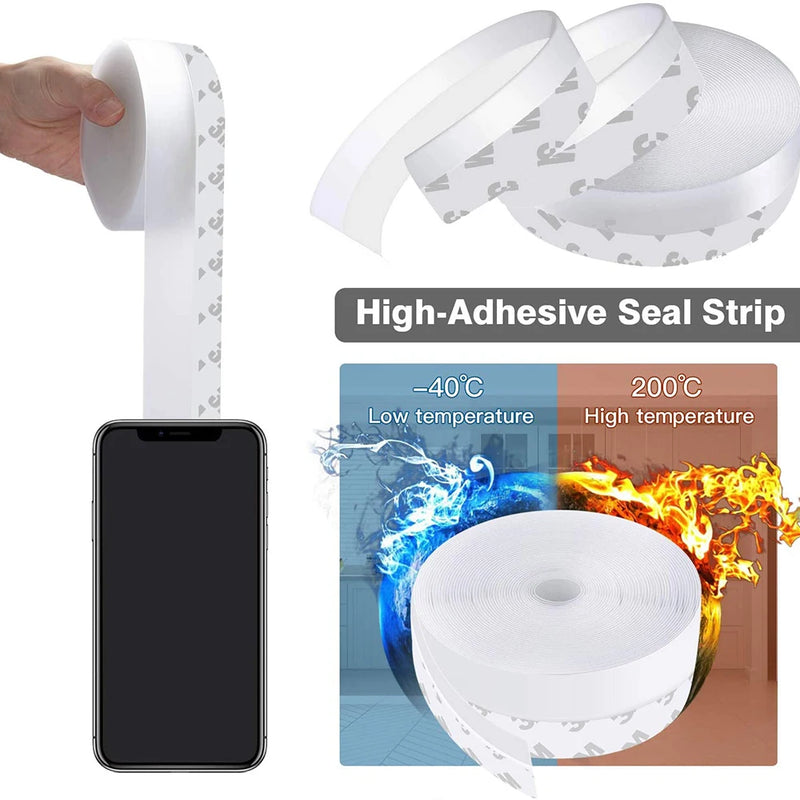 3 Meter Door Sealing Strips for Seal Sound Proof, Insect, Dust, Water Stopper for Bathroom Door Window