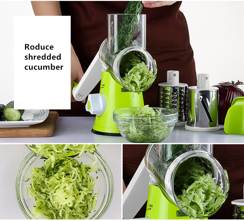 Tabletop Drum Grater & Vegetable Slicer