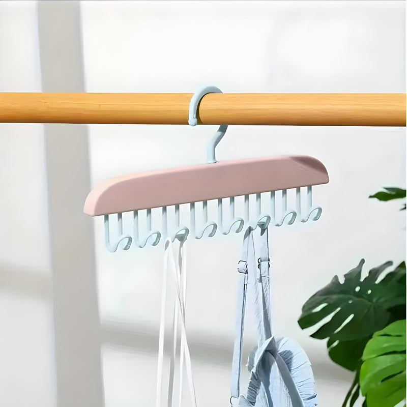 8 Hooks Multi-purpose Hook And Adhesive Hanger For Kitchen Bathroom Cabinet