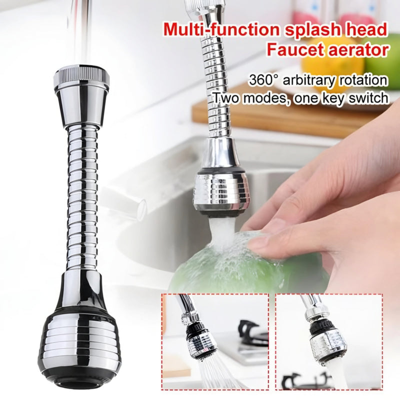 Turbo Flex 360° Flexible Faucet Sprayer