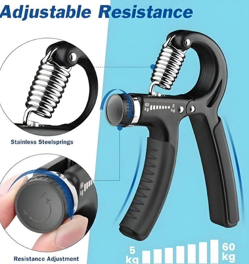 Hand Grip Strengthener Adjustable Resistance