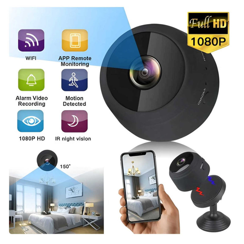 Mini Portable Wireless A9 Security Camera 1080P HD