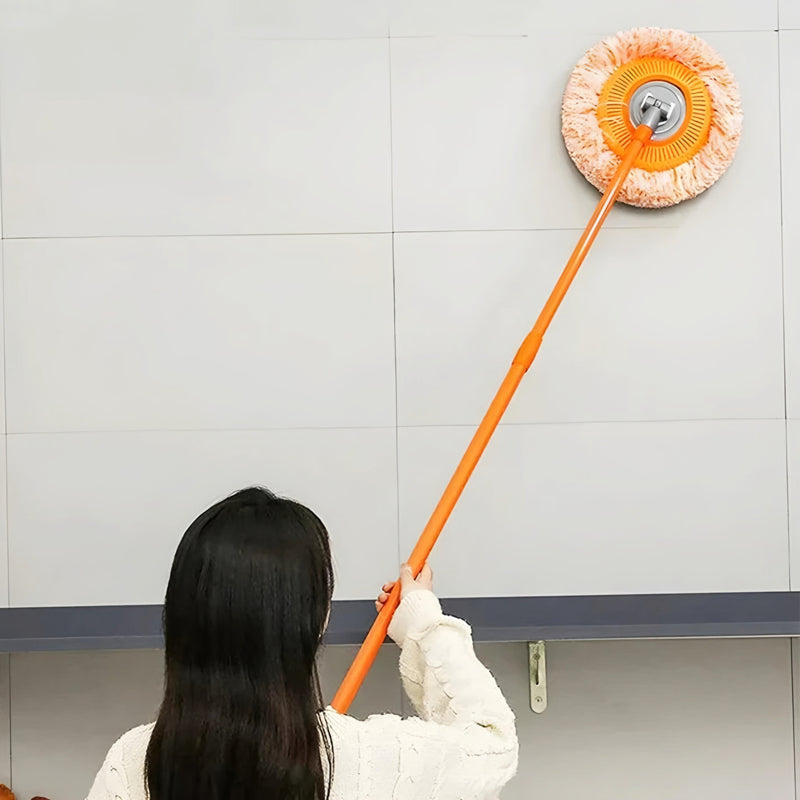 360 Degree Spin Adjustable Cleaning Sunflower Mop 3Ft Long Pipe