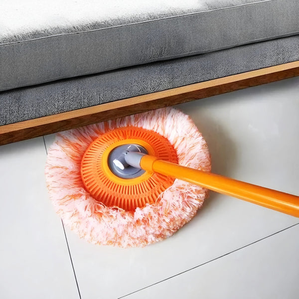 360 Degree Spin Adjustable Cleaning Sunflower Mop 3Ft Long Pipe