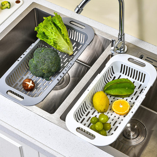 Adjustable Over-Sink Drain Basket