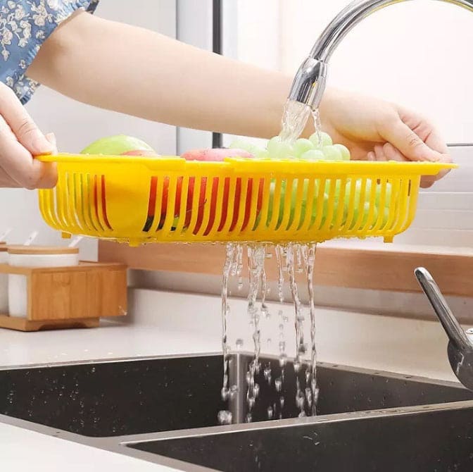 Adjustable Over-Sink Drain Basket
