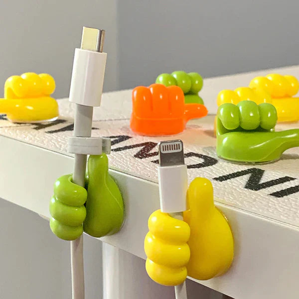 Silicone Thumb-Shaped Wall Hooks – Pack of 10
