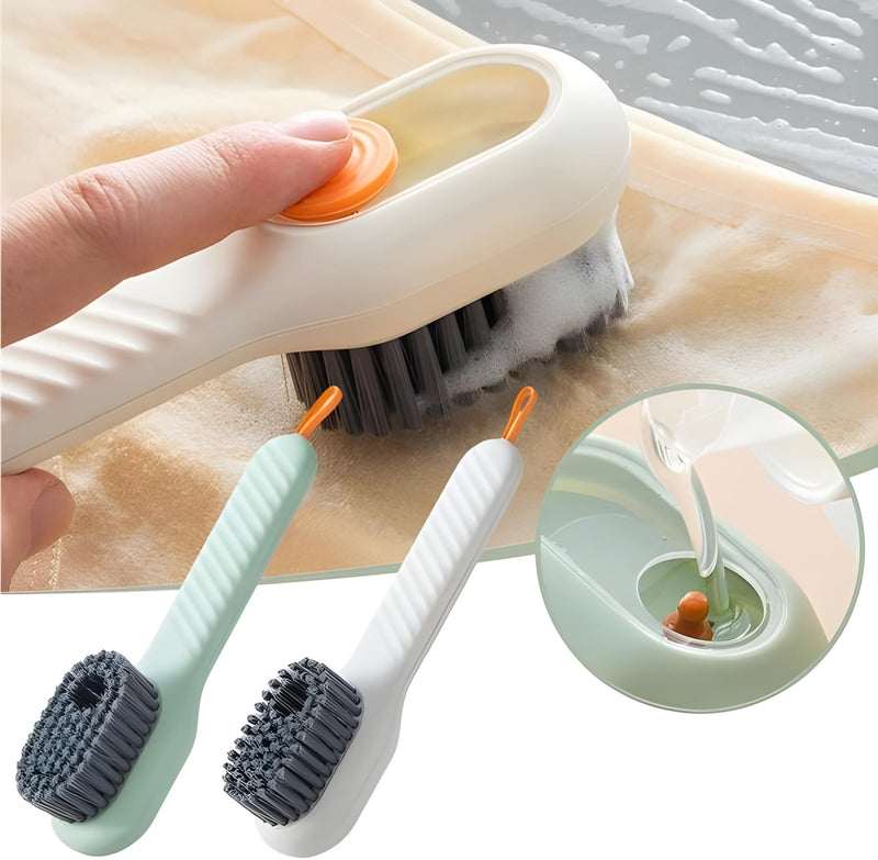 Soft Bristle Automatic Liquid Cleaning Brush 