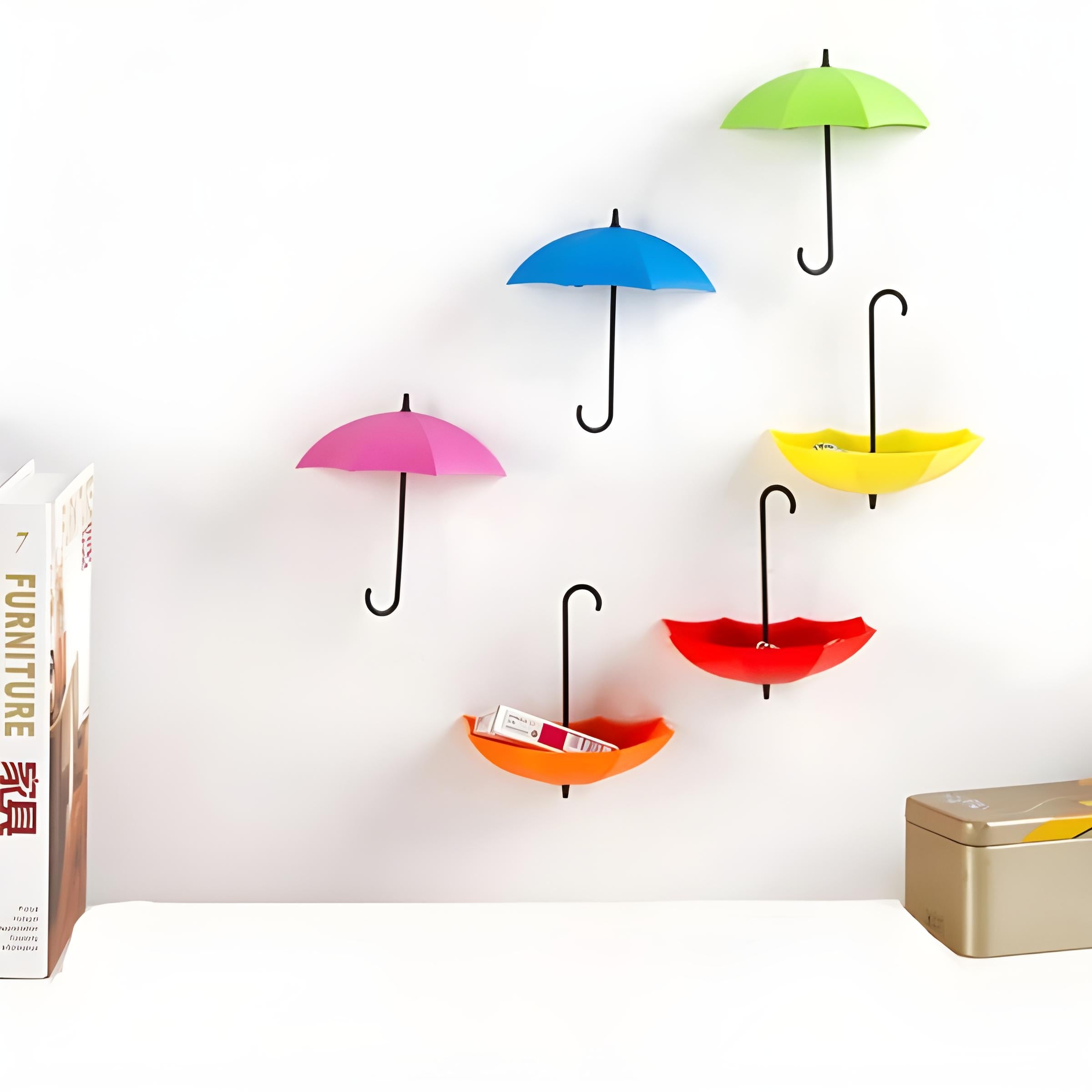 Umbrella Hooks For Key Jewelry Glasses Holder 