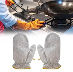 Pair of Wire Dish Washing Gloves