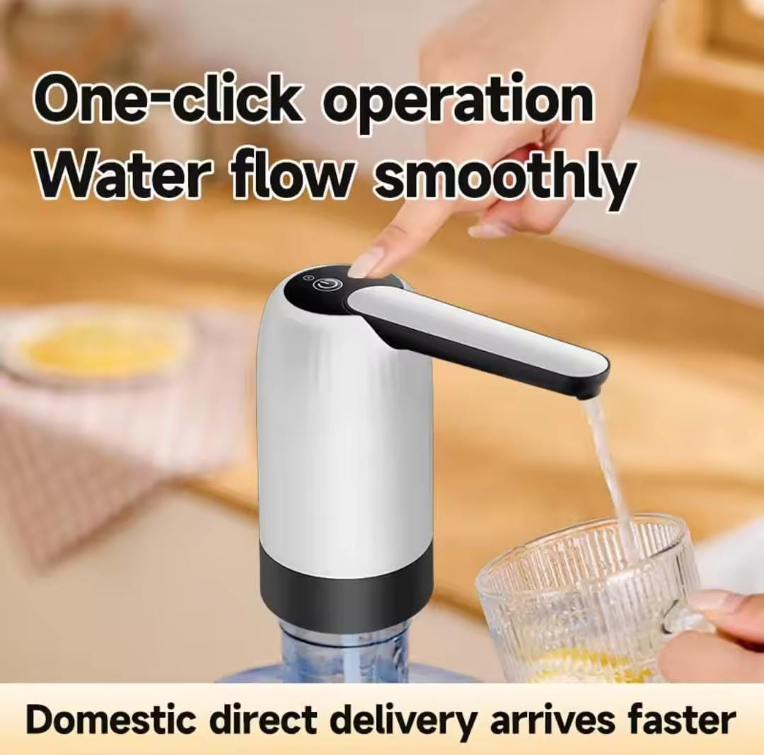 Drinking Water Bottle Pump Automatic Drinking Water Pump Mini Portable Household Water Dispenser USB One Click Drinking Water