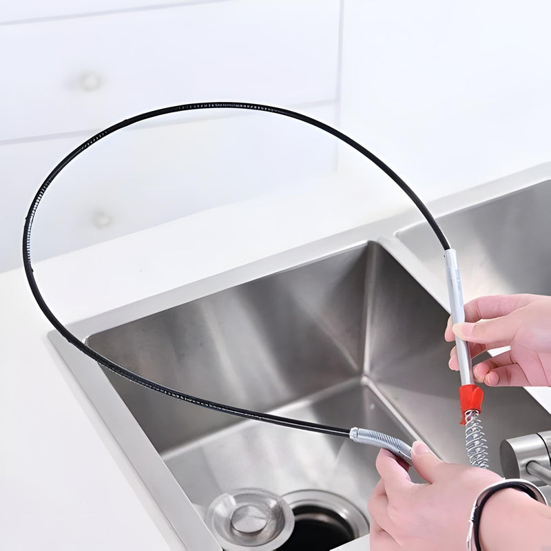 Wire Spring Sink Cleaning Stick