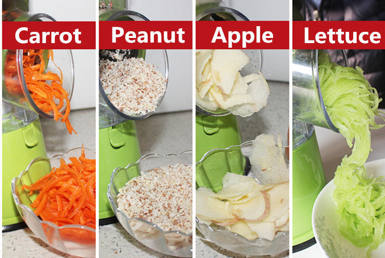 Tabletop Drum Grater & Vegetable Slicer