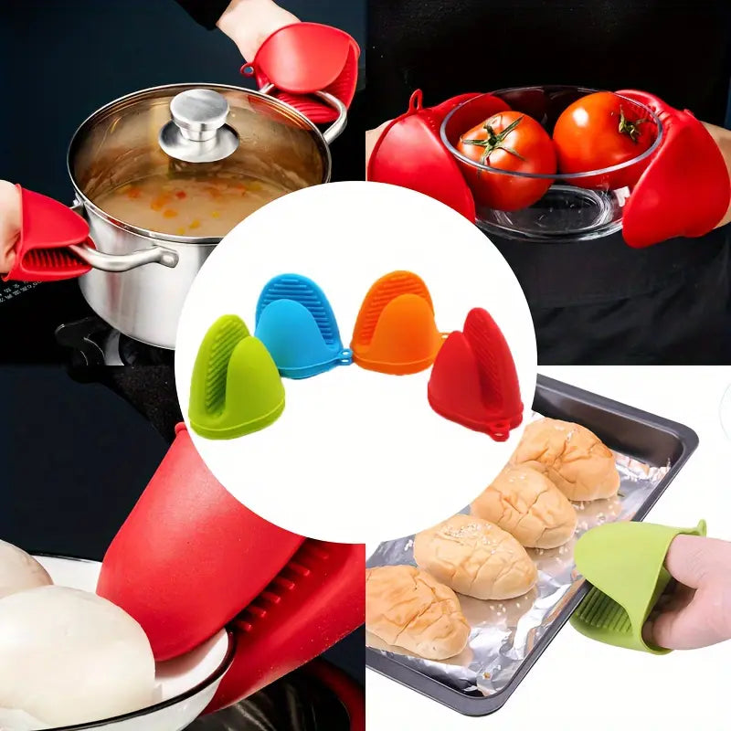 Silicone Heat-Resistant Pot Holder Clips – 1 Pair