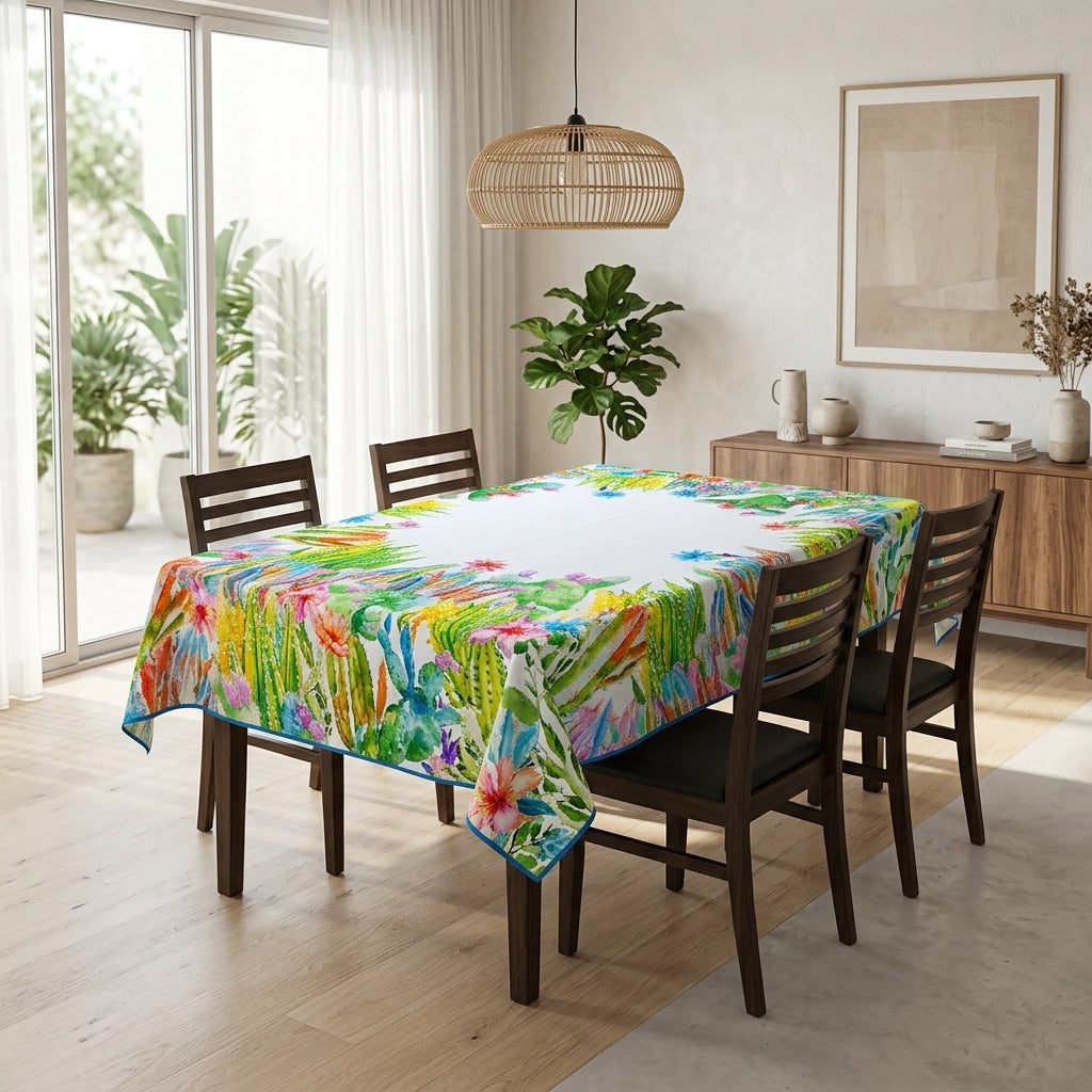 6 seater dining tablecloth