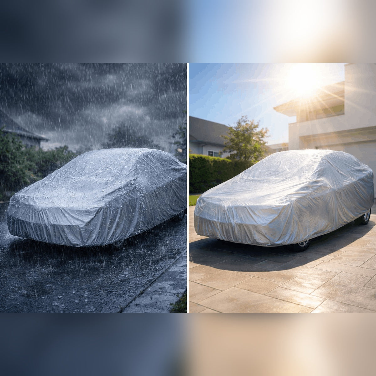 Car cover rain and sun protection