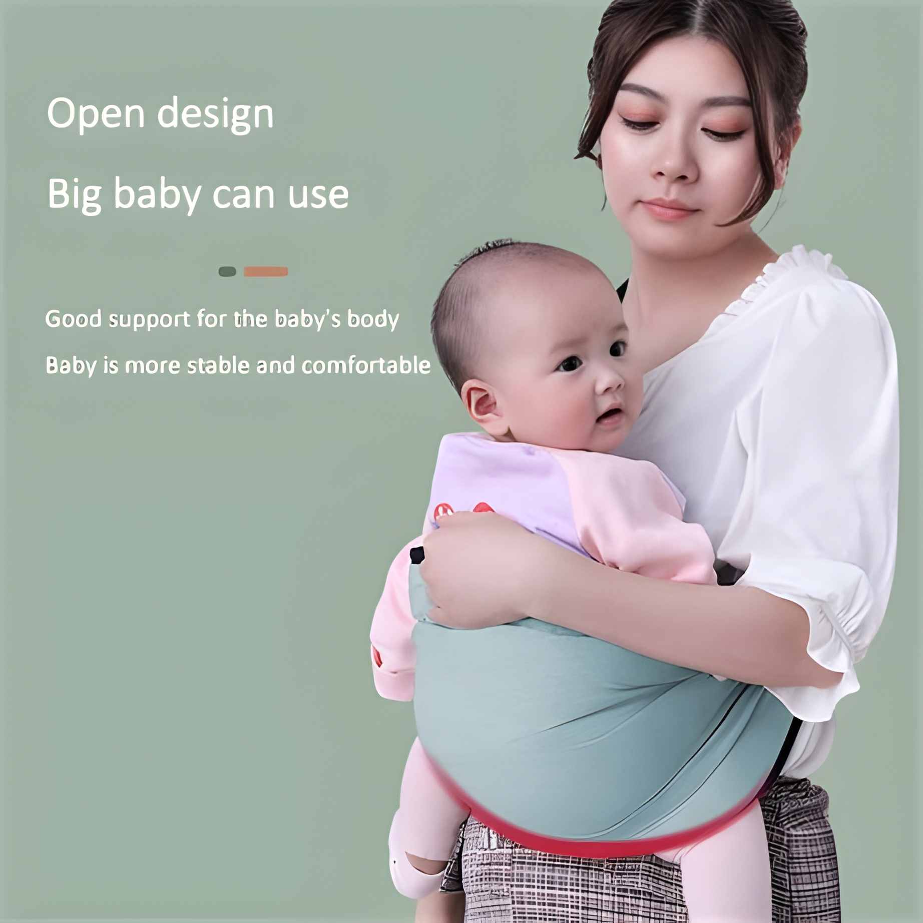 Adjustable Newborn Baby Carrier Sling Wrap Breathable Backpack Shoulder Strap for baby feeding