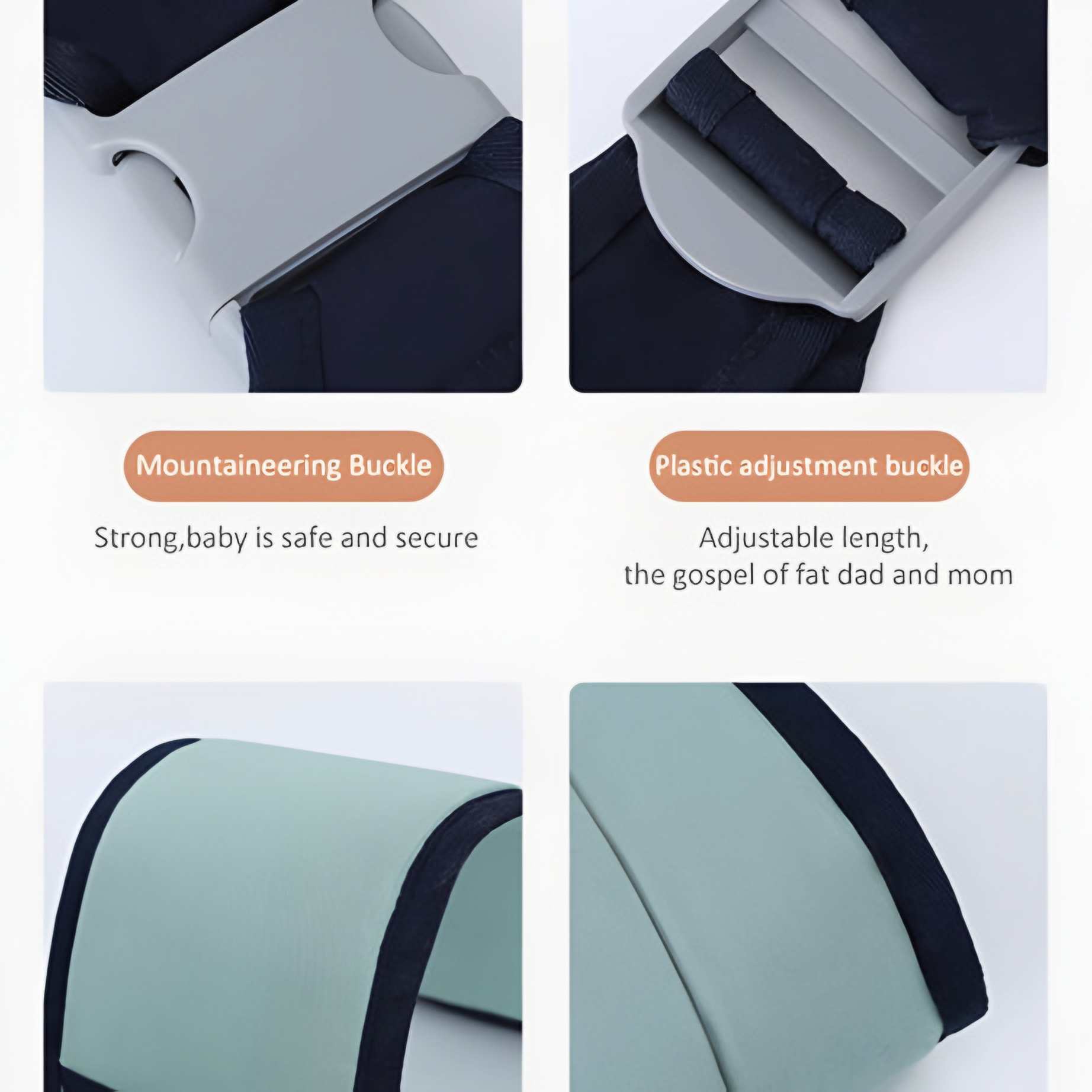 Adjustable Newborn Baby Carrier Sling Wrap Breathable Backpack Shoulder Strap for baby feeding