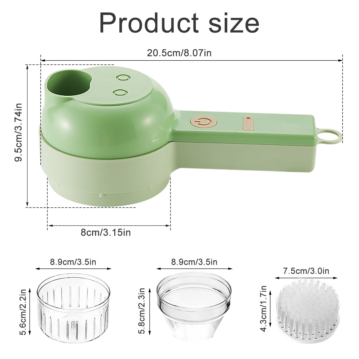 Electric Food Chopper Vegetable Chopper Vegetable Slicer Garlic Crusher Meat Grinder Machine Peeler Kitchen Tools