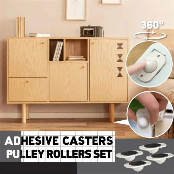 360 degree mini swivel wheels for furniture and storage boxes