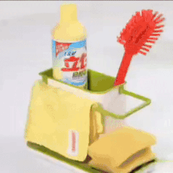 3-in-1 Sink Soap Dispenser & Sponge Organizer