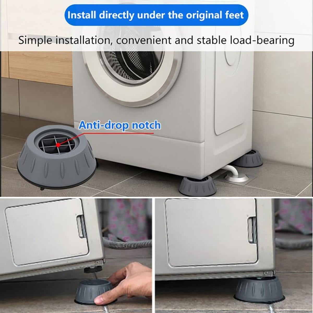 Anti vibration pads installation