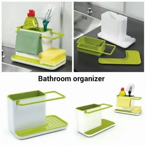 3-in-1 Sink Soap Dispenser & Sponge Organizer
