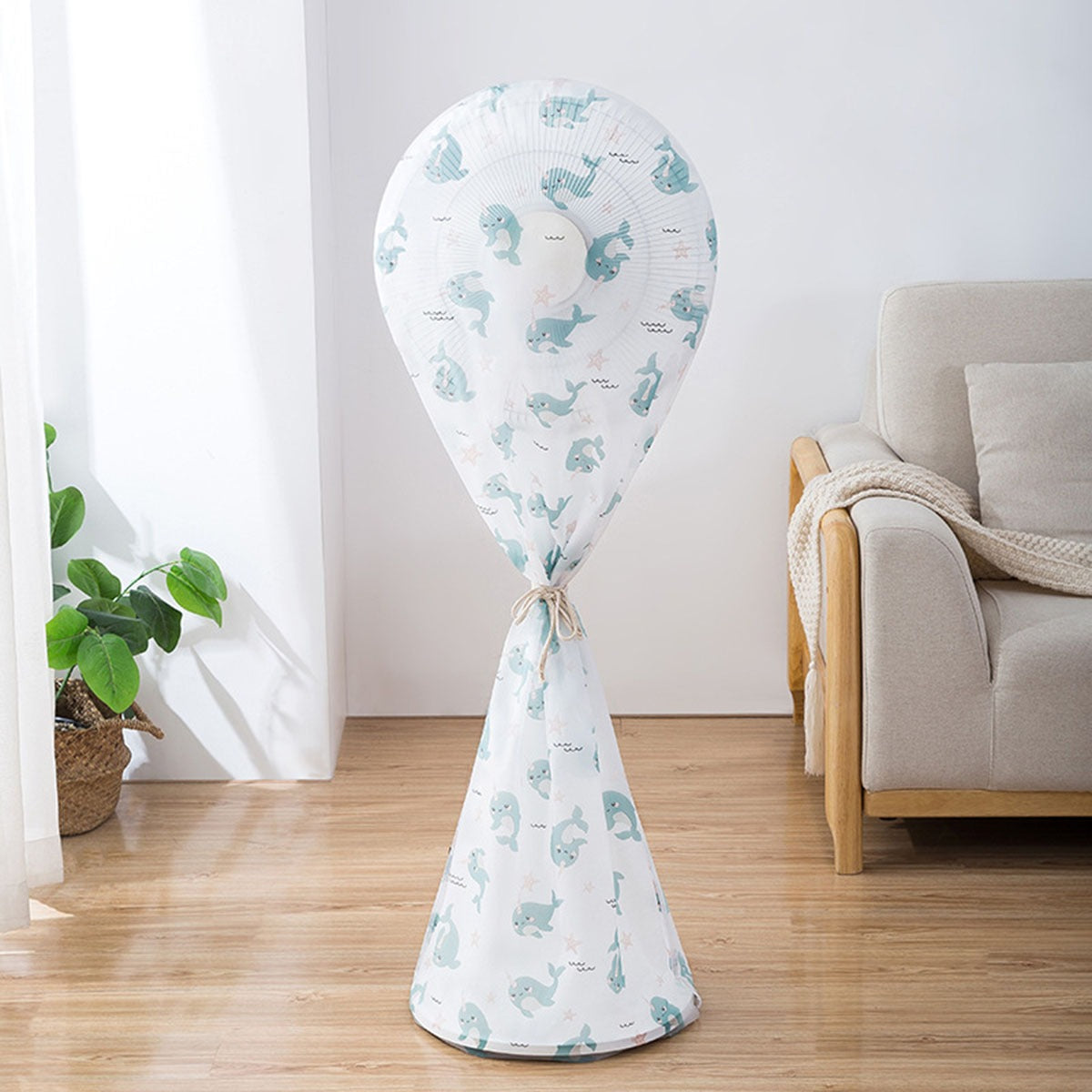 Stand fan dust cover